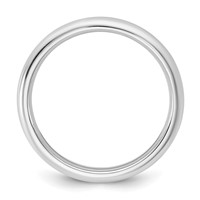 10K 2.5mm White Gold Standard Comfort Fit Band view 2