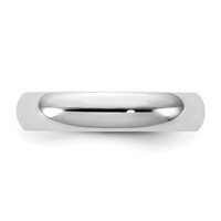 14K 4.5mm White Gold Standard Comfort Fit Band - Size 5 view 3