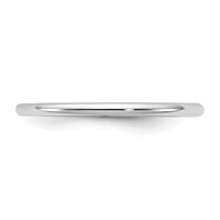 10K 1.5mm White Gold Ltw Comfort Fit Band view 3