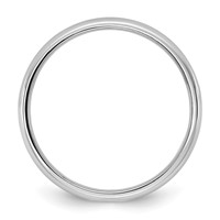 10K 2.5mm White Gold Ltw Comfort Fit Band view 2
