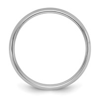 14K 3.5mm White Gold Ltw Comfort Fit Band view 2