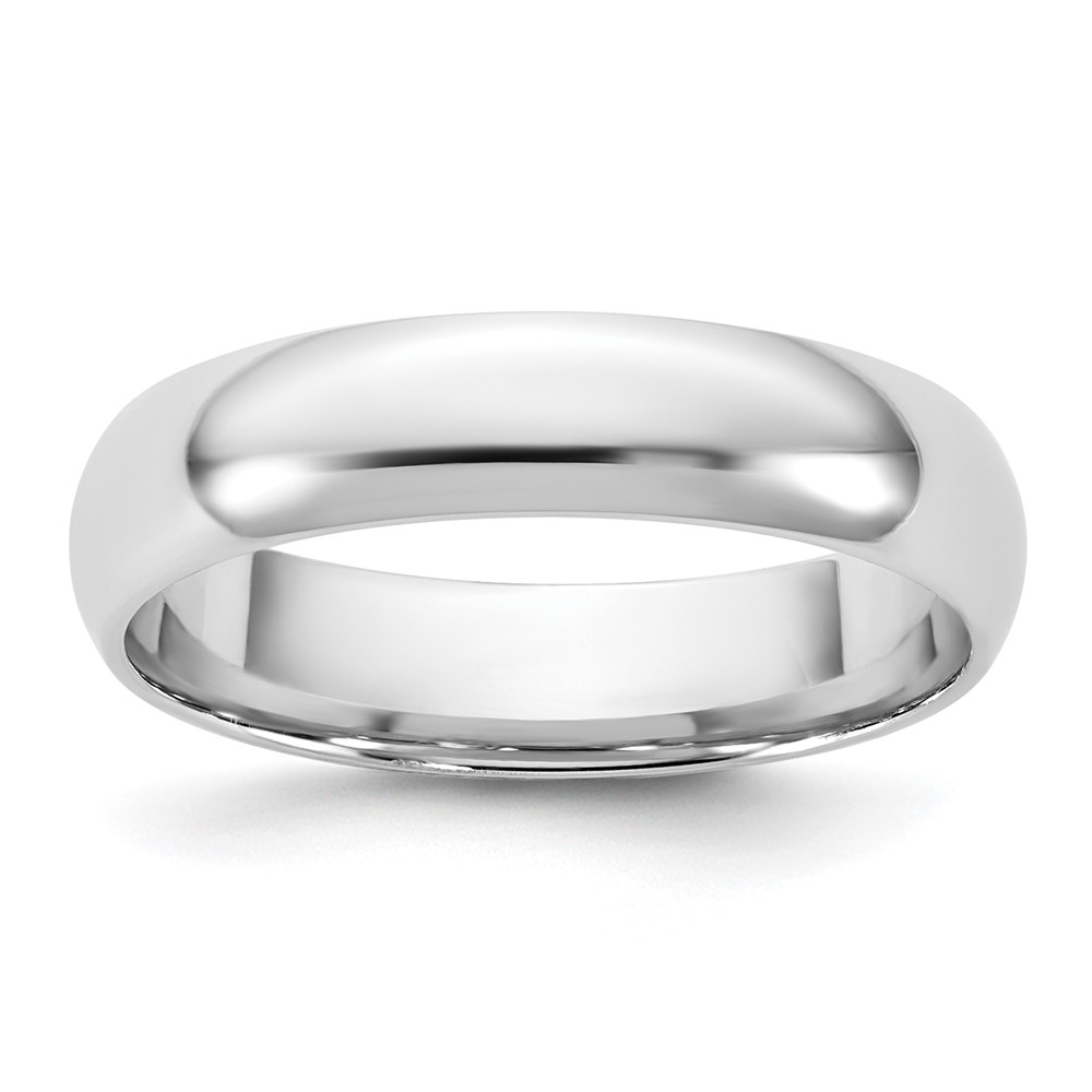 10K 4.5mm White Gold Ltw Comfort Fit Band