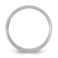 10K 10mm White Gold Ltw Comfort Fit Band view 2
