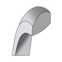 10K 10mm White Gold Ltw Comfort Fit Band view 4