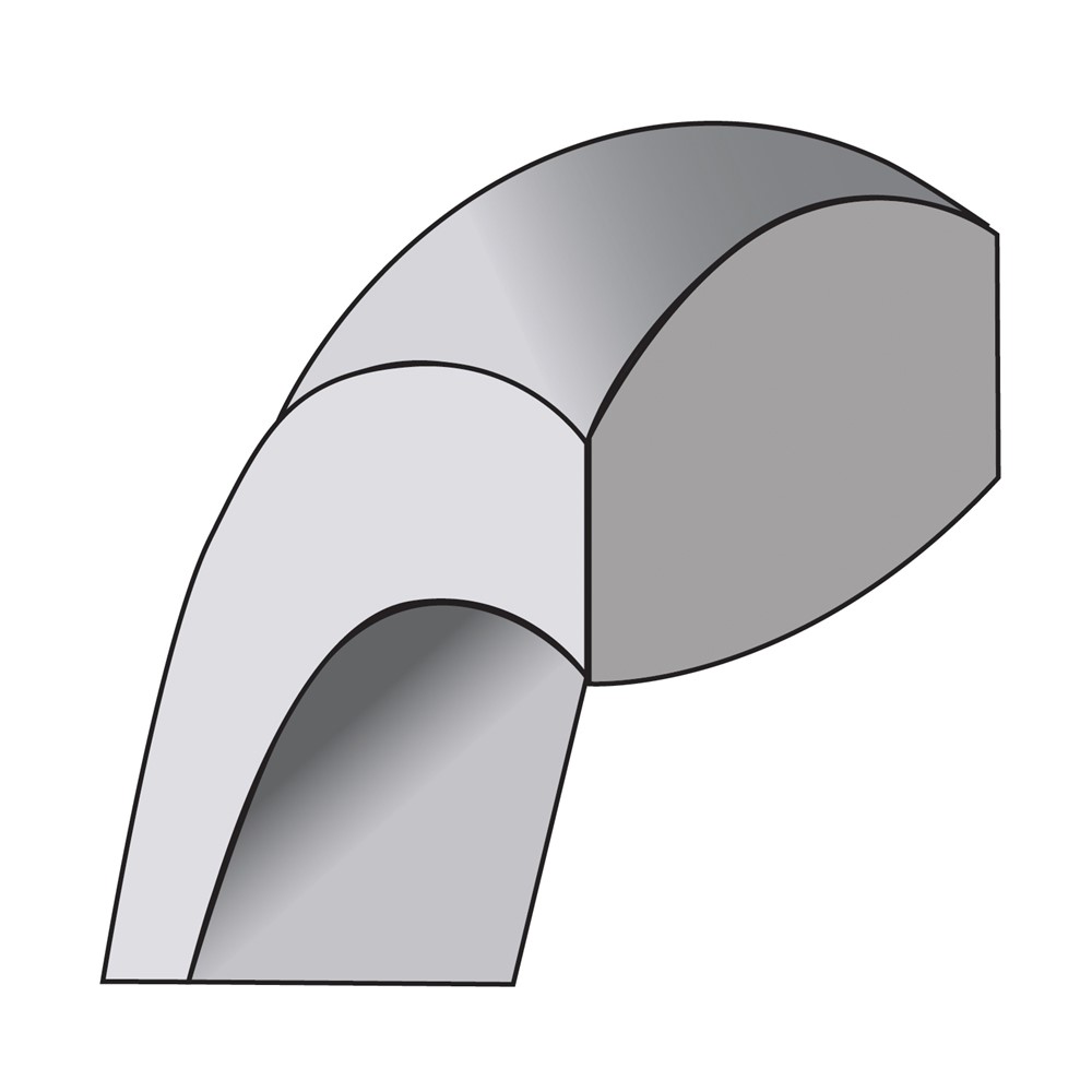 Sterling Silver Rhodium-plated 8mm Comfort Fit Size 12 Band (QCF080RH-12)