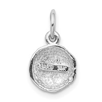 14K White Gold Domed Soccer Ball Charm view 3