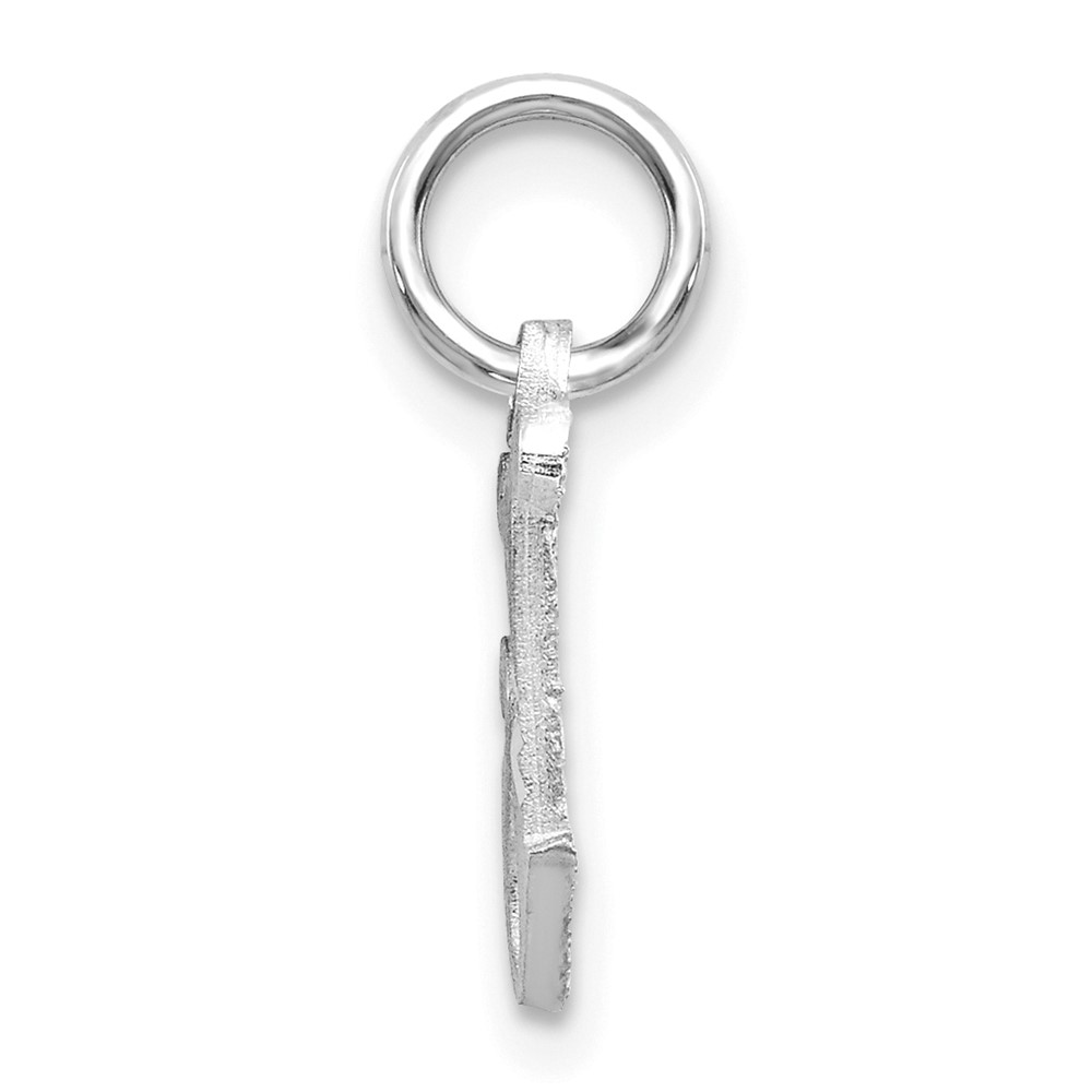 14KW Diamond-cut Letter J Initial Charm (WCH139-J)