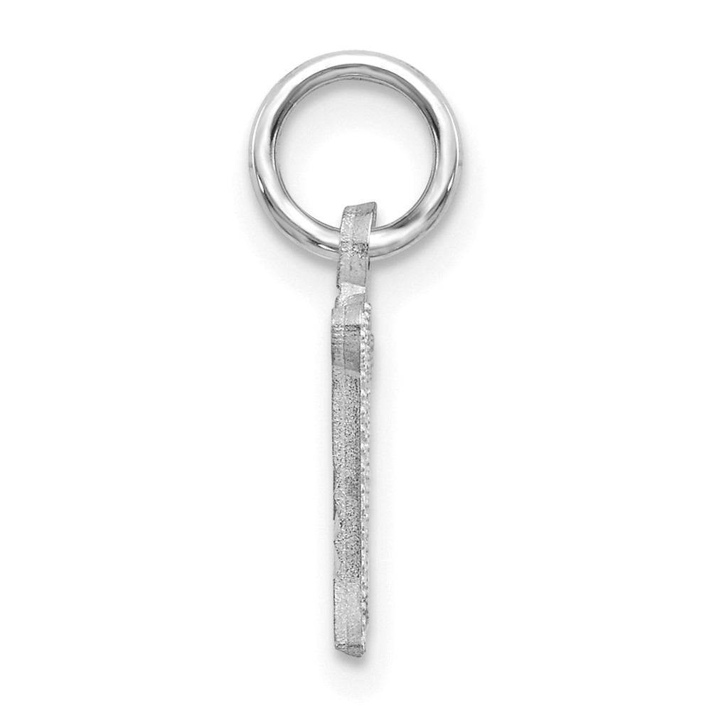 14KW Diamond-cut Letter M Initial Charm (WCH139-M)