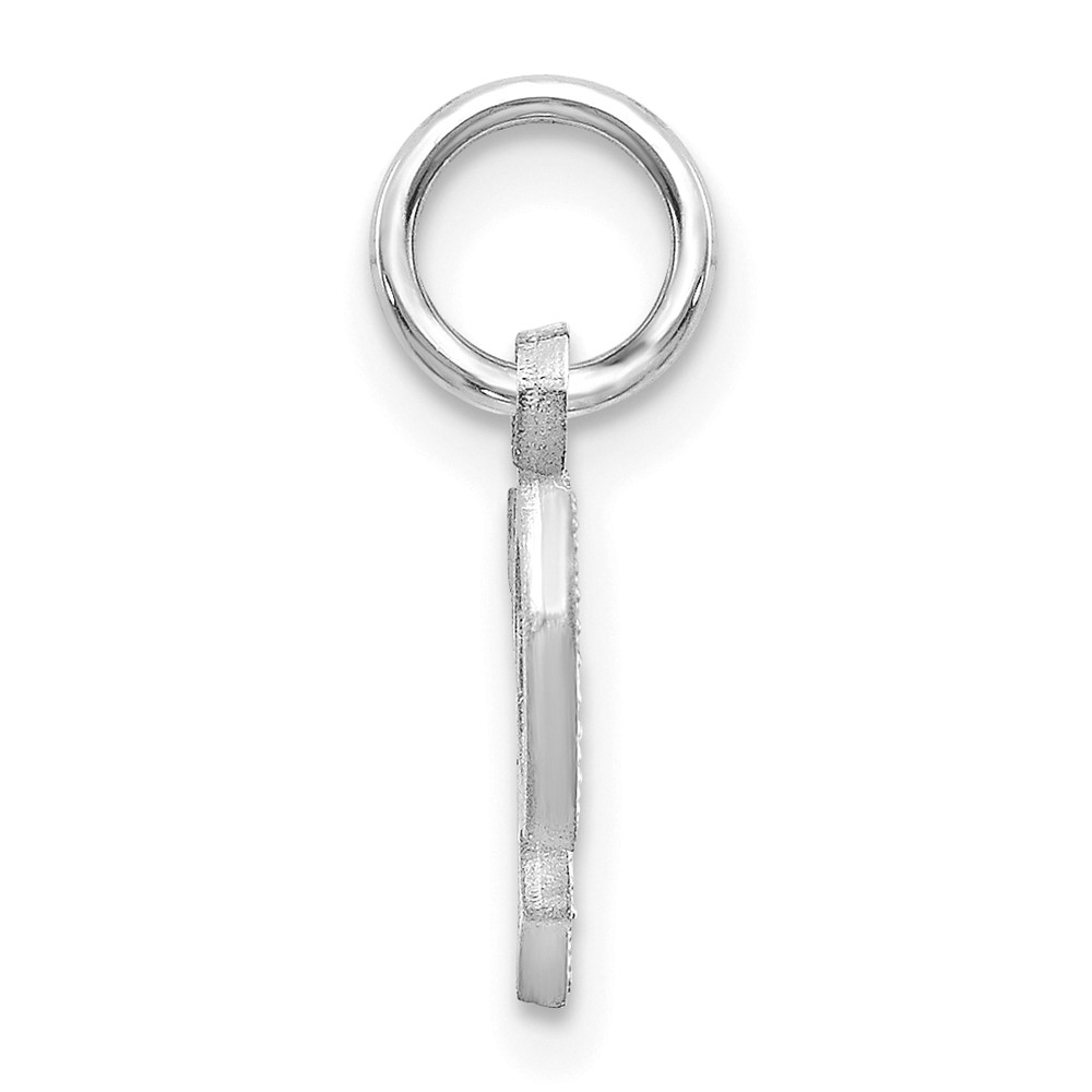 14KW Diamond-cut Letter P Initial Charm (WCH139-P)