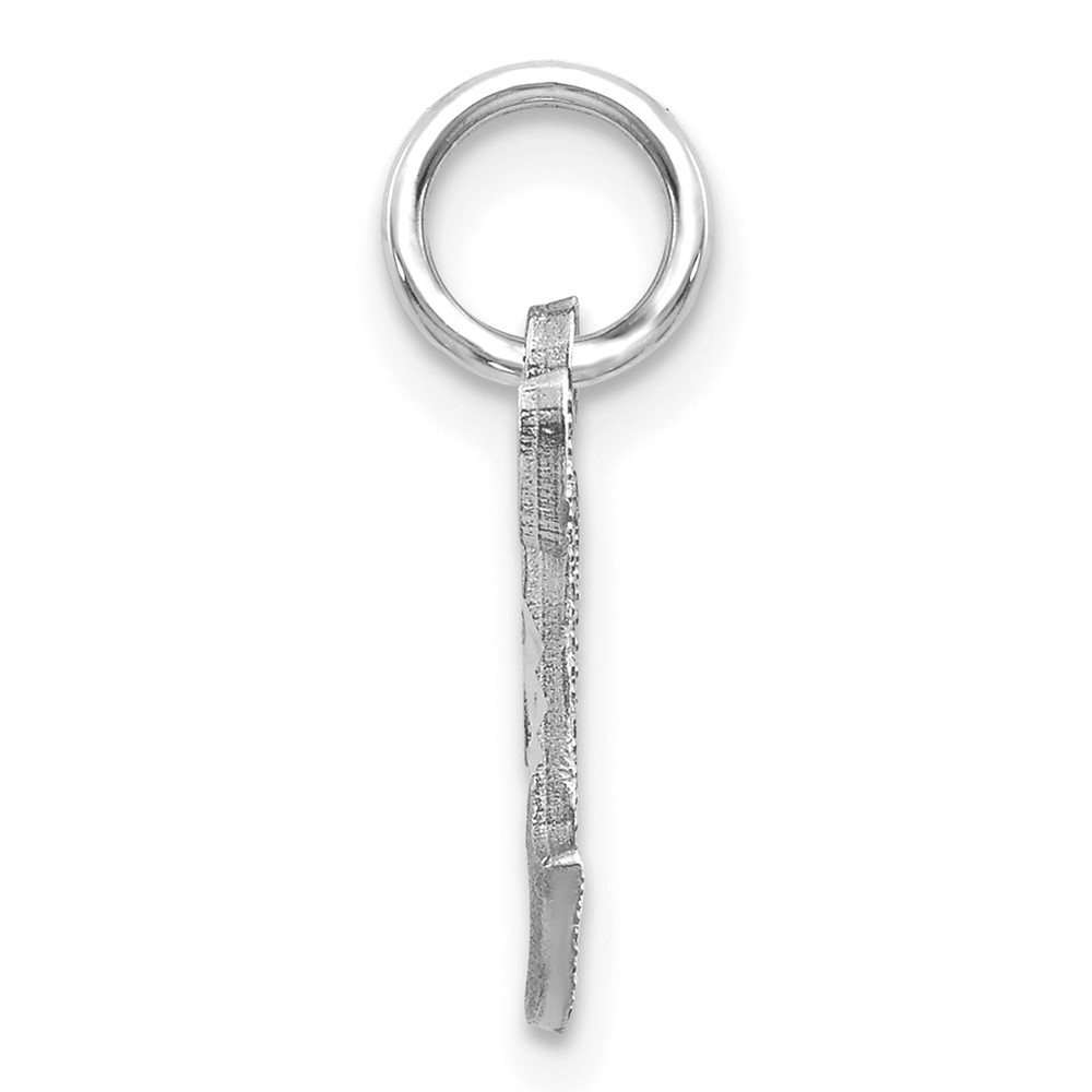 14KW Diamond-cut Letter T Initial Charm (WCH139-T)
