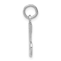 14K White Gold Sweet 16 Charm view 2