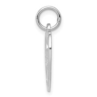 14K White Gold Sweet 15 Charm view 2