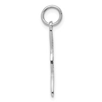 14K White Gold Cut-out Dove Charm view 2