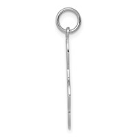 14K White Gold Treble Clef Charm view 2