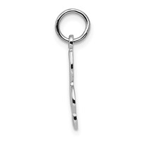 14K White Gold Treble Clef Charm view 2