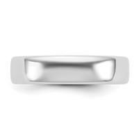 14K 5mm White Gold European Comfort Fit Band view 3