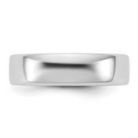 14K 5.5mm White Gold European Comfort Fit Band view 3