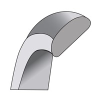 14K 2mm White Gold European Comfort Fit Band view 4