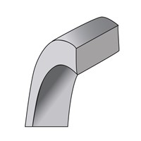 10K 3.5mm White Gold Ltw Flat Band - Size 4 view 4