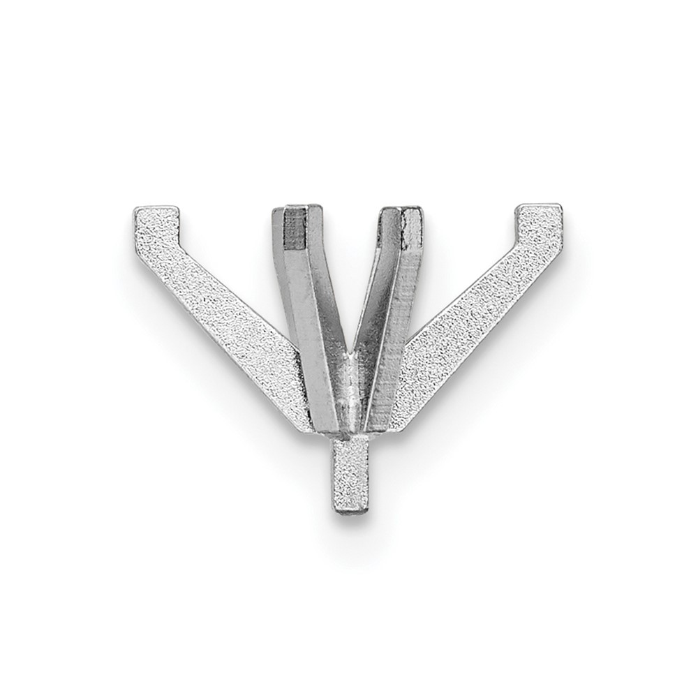 14K White Gold Marquise 6-Prong with Peg 1.00ct Setting