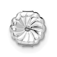 14K White Gold 2 Carat Certified Lab Grown Diamond VS SI+ G+ Emerald Complete Four Prong Stud Earrings view 5