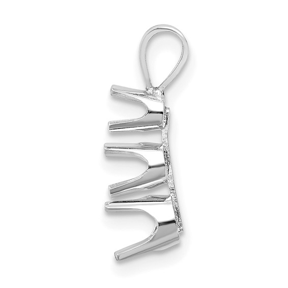 14kw Round 3-Stone 1.00ct. Pendant Setting