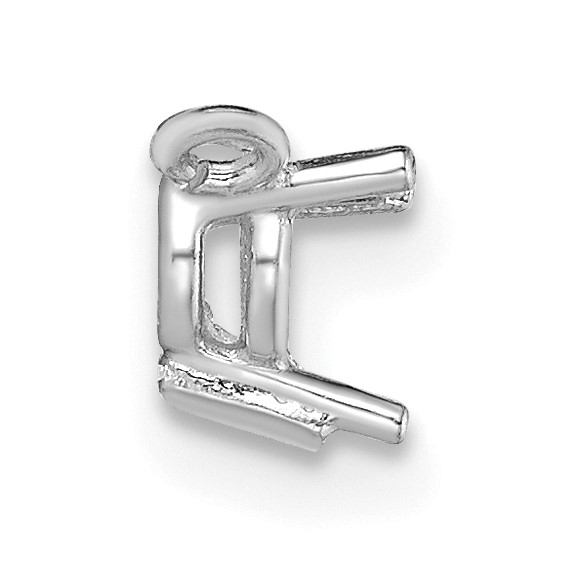 14kw Round 3-Prong Necklace Center .20ct. Pendant Setting