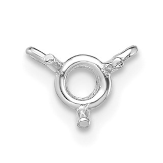 14kw Round 3-Prong Necklace Center .20ct. Pendant Setting