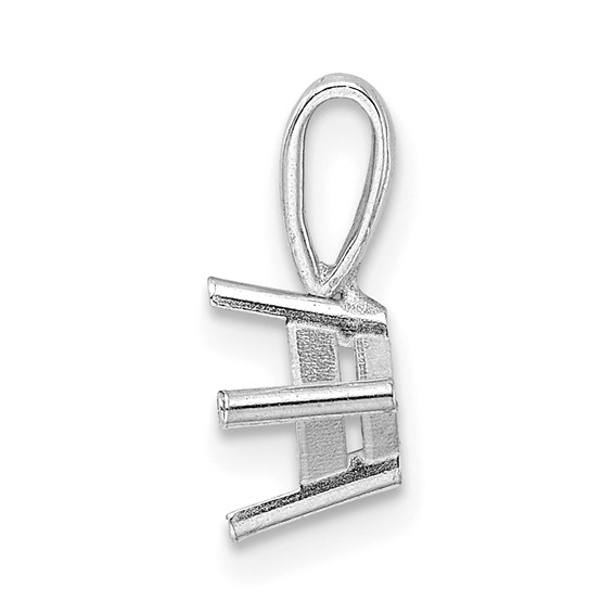 14kw Princess 4-Prong 5.0mm Pendant Setting