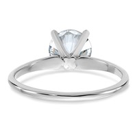 14K White Gold 1.75 Carat Certified Lab Grown Diamond VS SI+ G+ Round Complete Solitaire Engagement Ring view 5