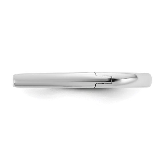 14kw CLIQ Hinged Cathedral Solitaire Peg Set Engagement Ring Mounting