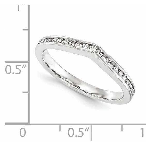 14KW AAA Diamond Wedding Band