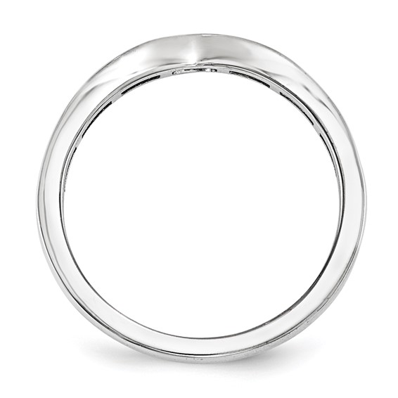 14KW AAA Diamond Wedding Band