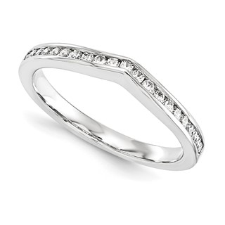 14KW AAA Diamond Wedding Band