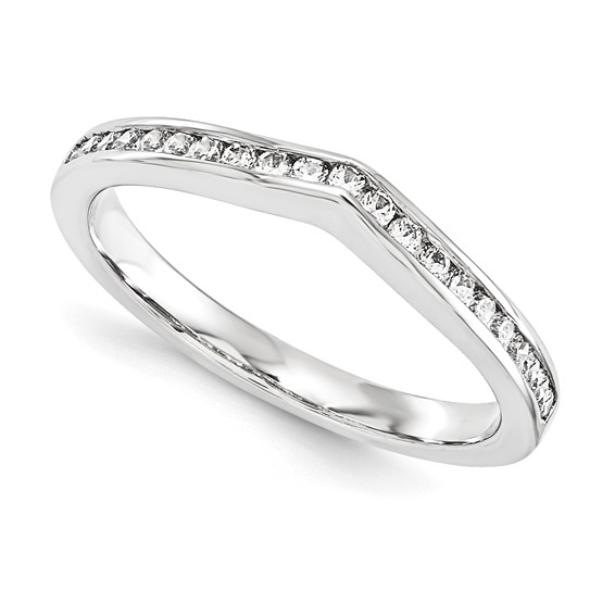 14KW AAA Diamond Wedding Band