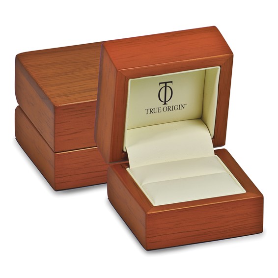 True Origin 14K White Gold 1 2/3 carat Lab Grown Diamond VS+ F+ Complete Oval Five Stone Ring