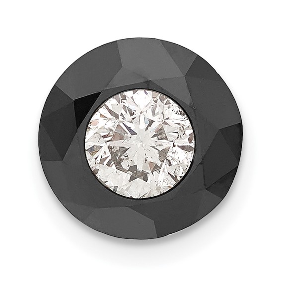 Black & White 4.25ct. AA Diamond Stud Earring Component