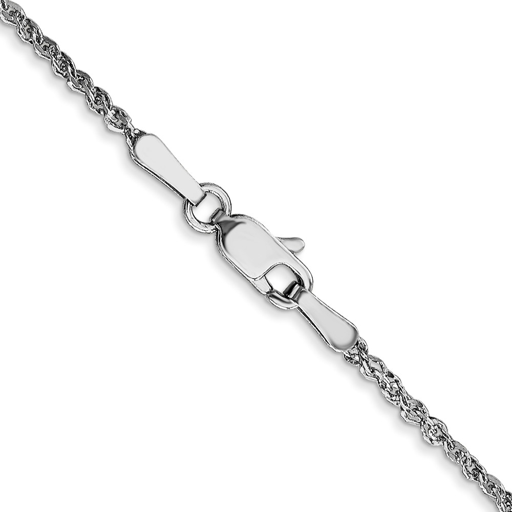 14K  White Gold 20 inch 1.7mm Ropa with Lobster Clasp Chain (WRPA028-20)