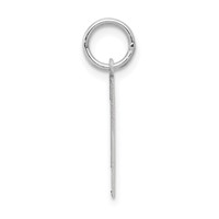 14kw Medium Satin Number 1 Charm view 2