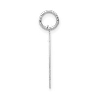 14kw Medium Satin Number 34 Charm view 2