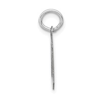14kw Small Satin Number 0 Charm view 2