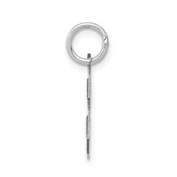 14kw Small Satin Number 8 Charm view 2