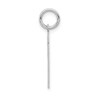 14kw Small Satin Number 21 Charm view 2