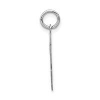 14kw Small Satin Number 28 Charm view 2