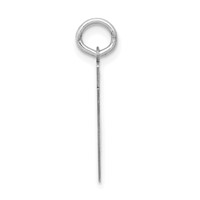 14K White Gold Small Satin Number 31 Charm view 2