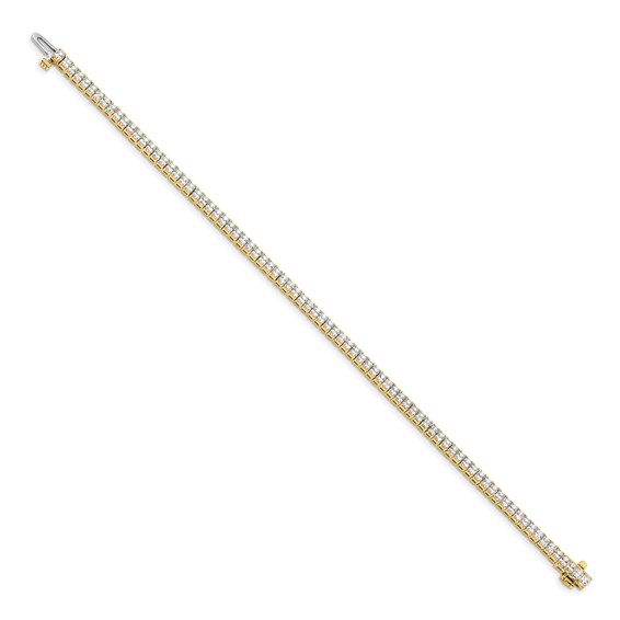 Gold Princess Diamond Tennis Bracelets