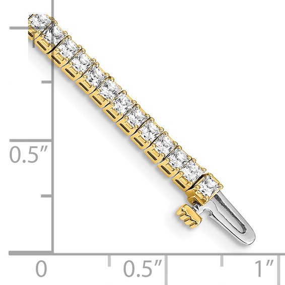 Gold Princess Diamond Tennis Bracelets
