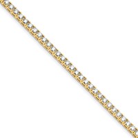 14K 7.00ctw Yellow Gold Colorless Moissanite 4 Prong Tennis Bracelet view 1
