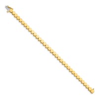 14K Yellow Gold Holds 35 Stones Up to 3.5mm Round Add-a-Diamond Bracelet, 7" view 2