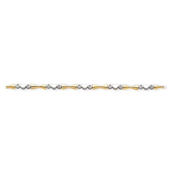 14k Diamond Bracelet
